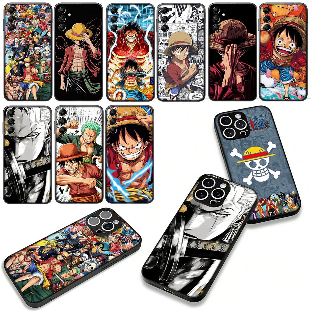 Phone Cover Luffy One Sanji Piece Roronoa Zoro for Apple iPhone 16 15 14 Plus 13 12 Mini 17 Pro Max + ProMax 16E Air 15+ Case