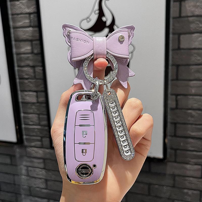 Специальный чехол для ключей Nissan Teana2023Новый высококачественный защитный чехол для пряжки сумки