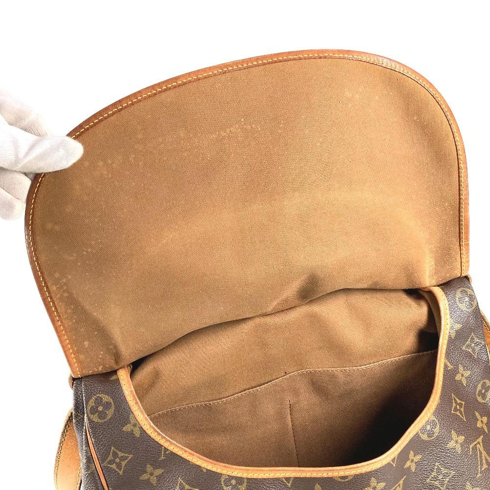 Louis Vuitton M42254 Monogram Saumur 35 Crossbody flap bag Shoulder Bag Brown