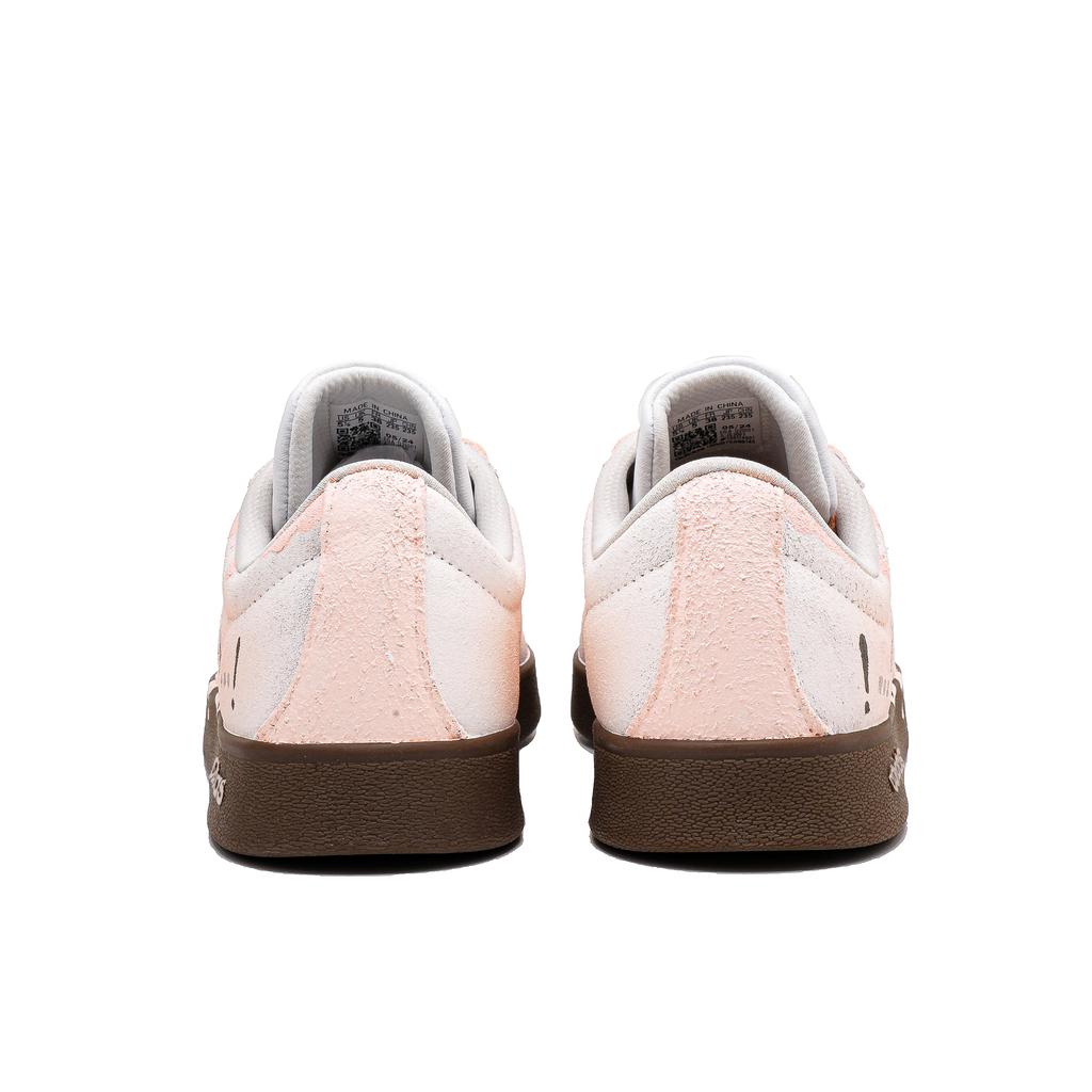 adidas VL COURT 2.0 Lifestyle Кокосовое молоко Кремовый Пуф Устойчивые к истиранию Низкие Кеды для скейтборда Унисекс Розовый HQ1802(Команда1166-)