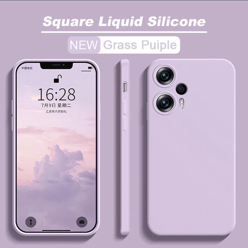 Для Poco F5 PocoF5 Pro Чехол Роскошный жидкий силиконовый чехол для телефона Xiaomi Poco F5 F 5 PocoF5 Pro Poco F5Pro Мягкая задняя крышка