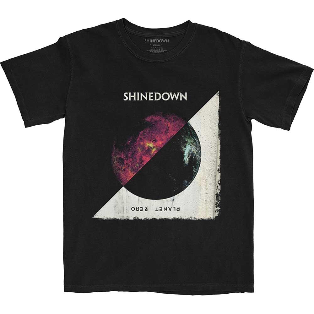 Men's Shinedown Planet Zero Album T-shirt Large Black