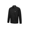Logo-Embellished Solid Color Polo Jacket Men Jacket Black 849312-01