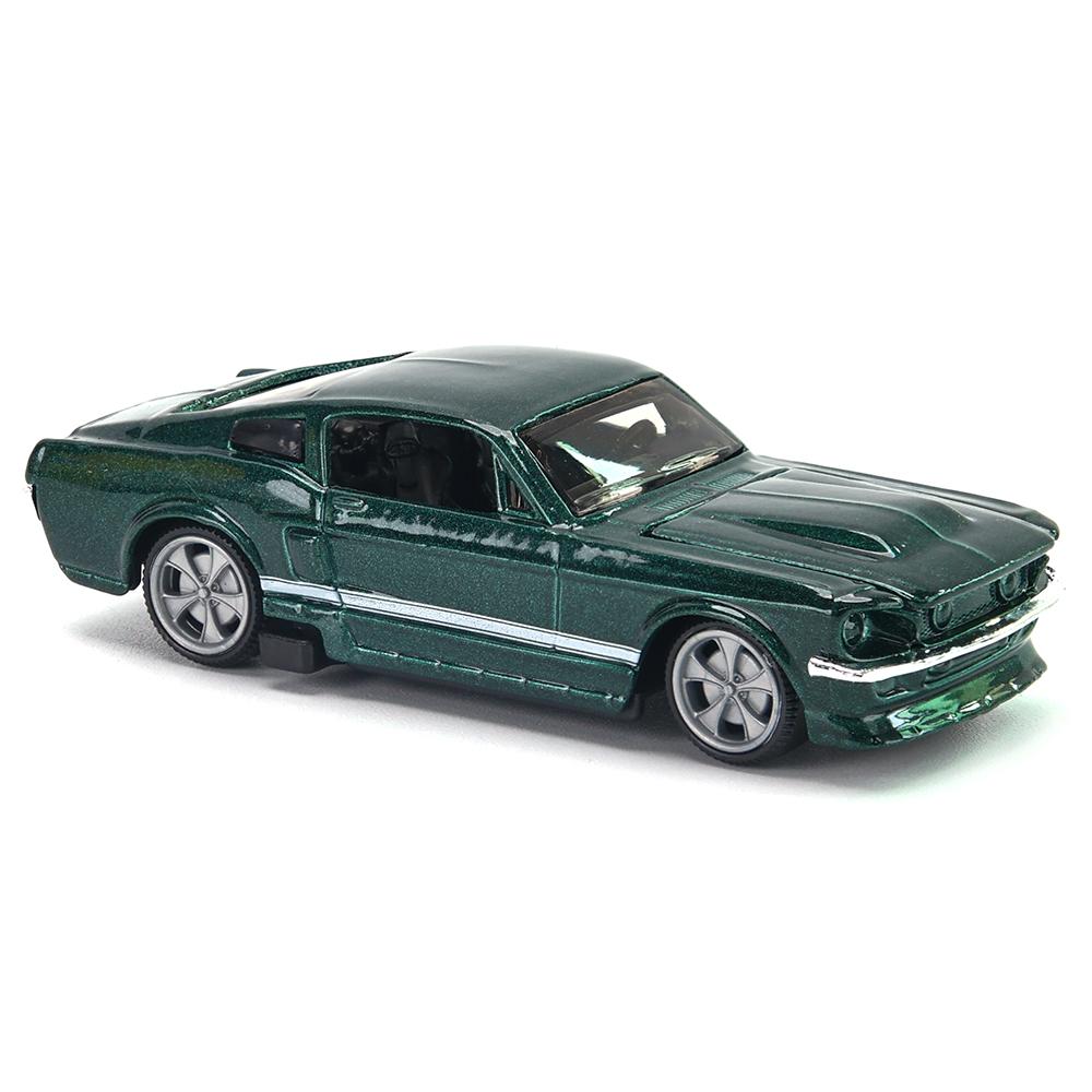 fsbn3 Bburago 1967 FORD MUSTANG GT Lamborghini Cadillac Benz BMW Scale Car Model Replica Collection Kids Xmas Gift Toys for Boys