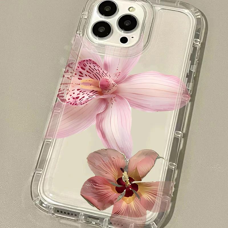 Pastel Blossom Graphic Funda Phone Case For iPhone 17 Air 16 16e 15 13 12 11 ProMax Pro Plus Impact Resistance Cover Bumper