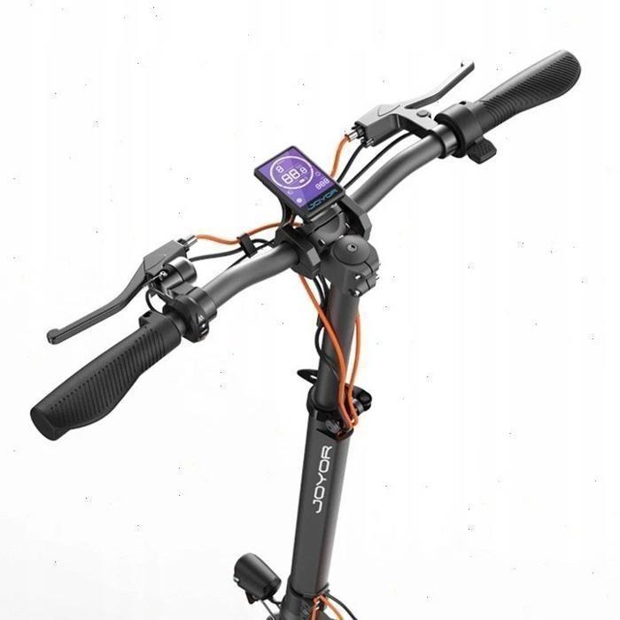 Складной электросамокат ABE JOYOR S5 - Двигатель 500 Вт - Аккумулятор 48 В-13 Ач - 10-дюймовые колеса - Черный