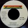 7inch Record NADINE SUTHERLAND - Don't Leave NONE XTerminator 1998 Jamaica Reggae, Ska & Dub Used