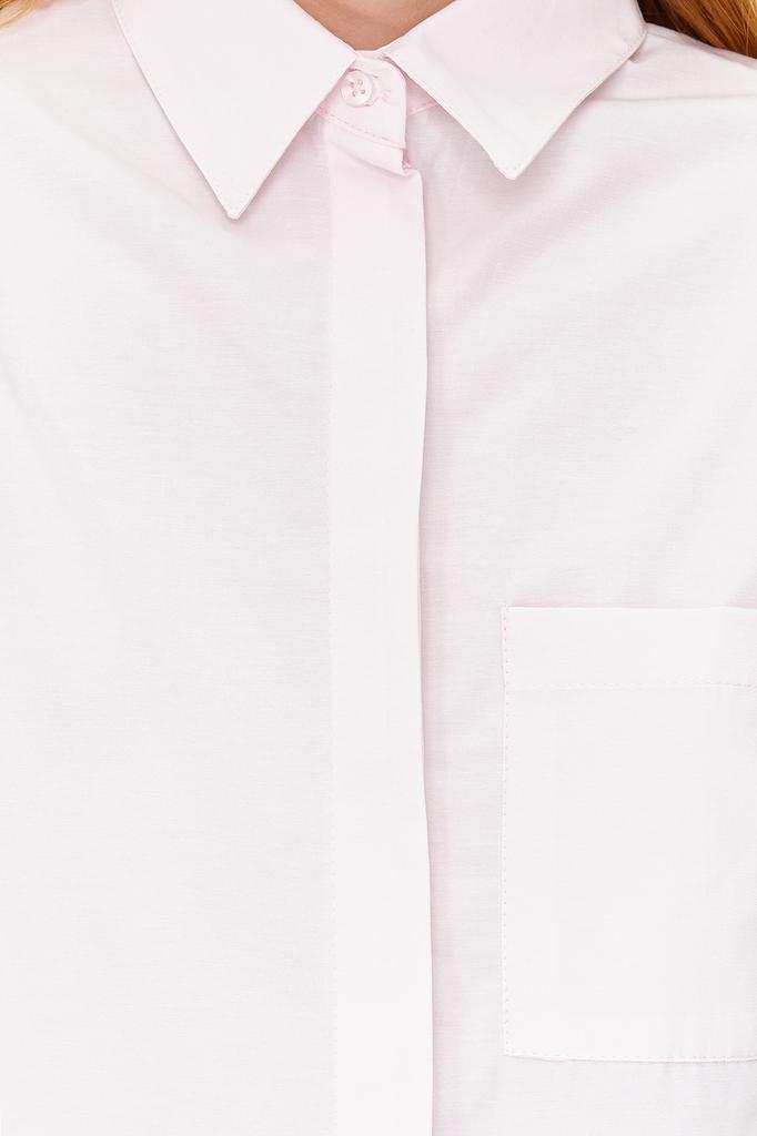 Women's Fashion New Shirt Lilac Crop Woven Shirt