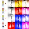 2шт двухцветная вспышка автомобильная светодиодная лампа T10 W5W 194 5630 8smd двухцветная вспышка лампа T10 силиконовая лампа автомобильные аксессуары