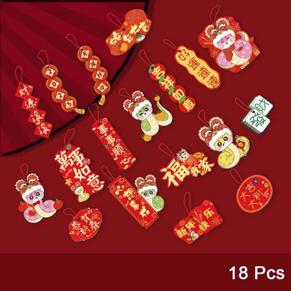 Red Hanging Pendant Tassel Potted Plant Decoration New Hanging Ornament Spring Festival