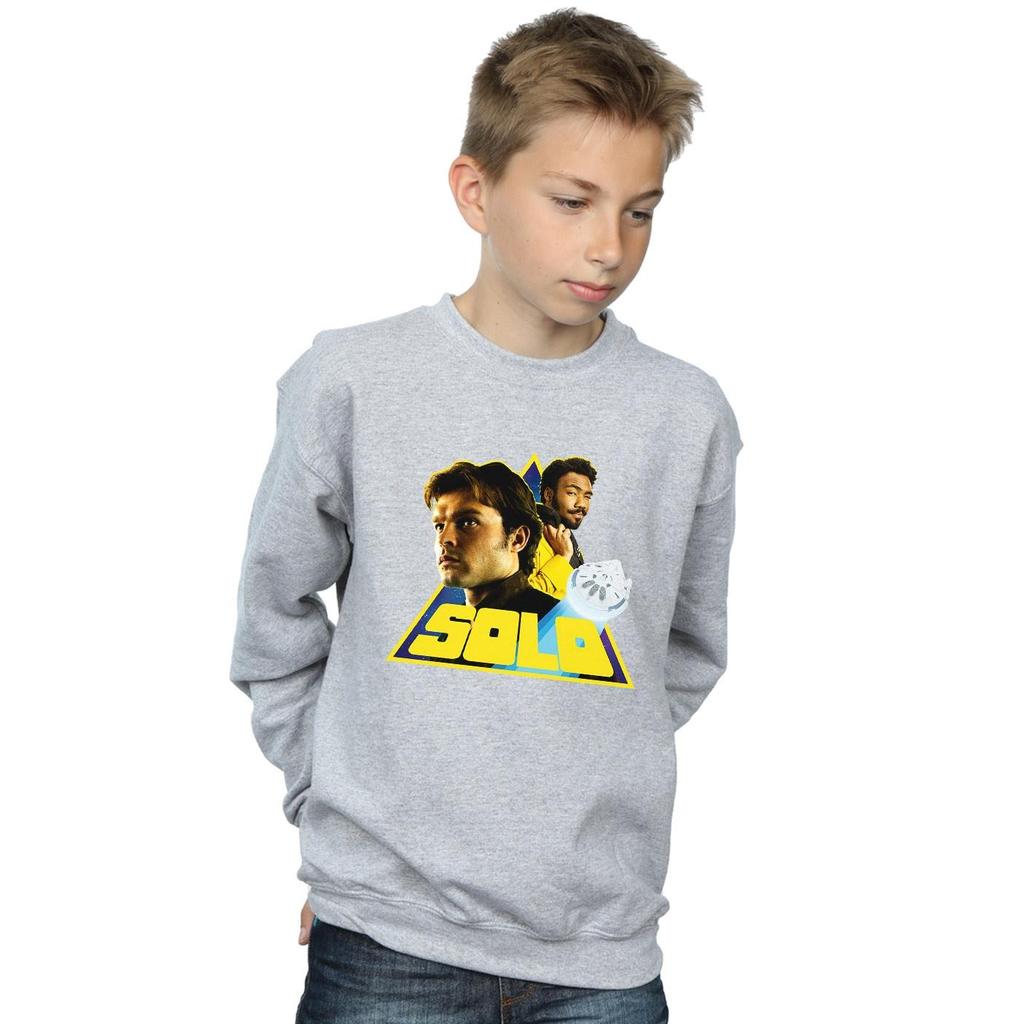 Star Wars Boys Solo Retro Triangle Sweatshirt