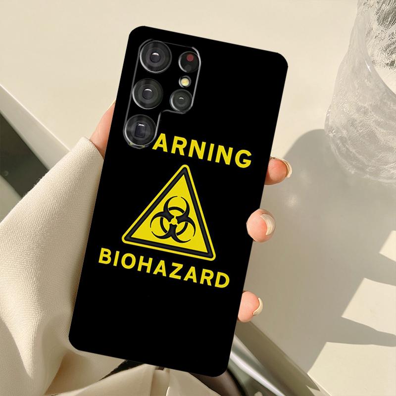 Символ Биоопасности Для Samsung Galaxy S23 S22 Ultra S21 S20 FE S8 S9 S10 Note 10 Plus Note 20 Ultra Чехол для Телефона