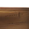 GUCCI loafers Bee embroidered web line penny loafers Brown leather mens 9 450990 Used