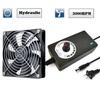 Exhaust Fans Cooling with Controller 12cm 12V 220V Btc Machine Chassis Workstation Cabinet Radiator Server Fan for GPU VGA