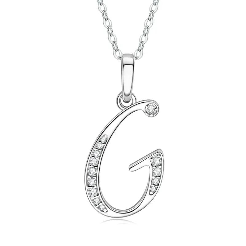2025 New 26 Letter Zircon Necklace Design, Trendy English Pendant, Fashionable Temperament, High-end Personality, New Necklace