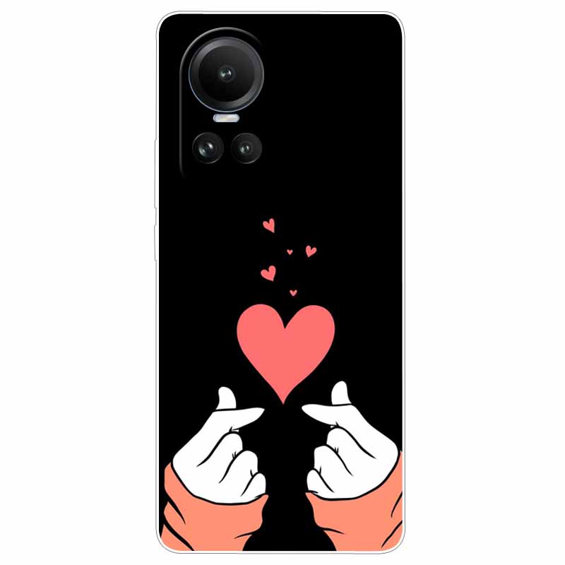 Чехол для Oppo Reno 10 5G CPH2531 Силиконовый Расписной Кот Животные ТПУ Мягкий Мраморный Coque для Oppo Reno10 Pro 5G CPH2525 Чехол для Телефона