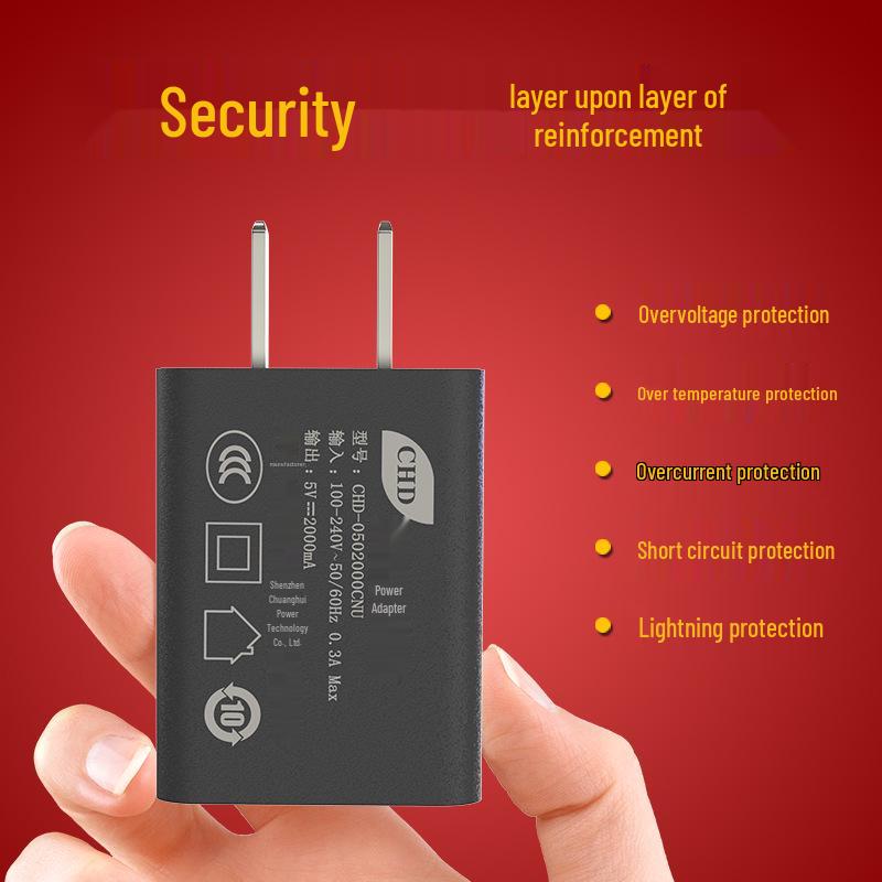 Сертифицированное 3C Зарядное устройство для мобильных телефонов 5V2A для USB и мелкой бытовой техники