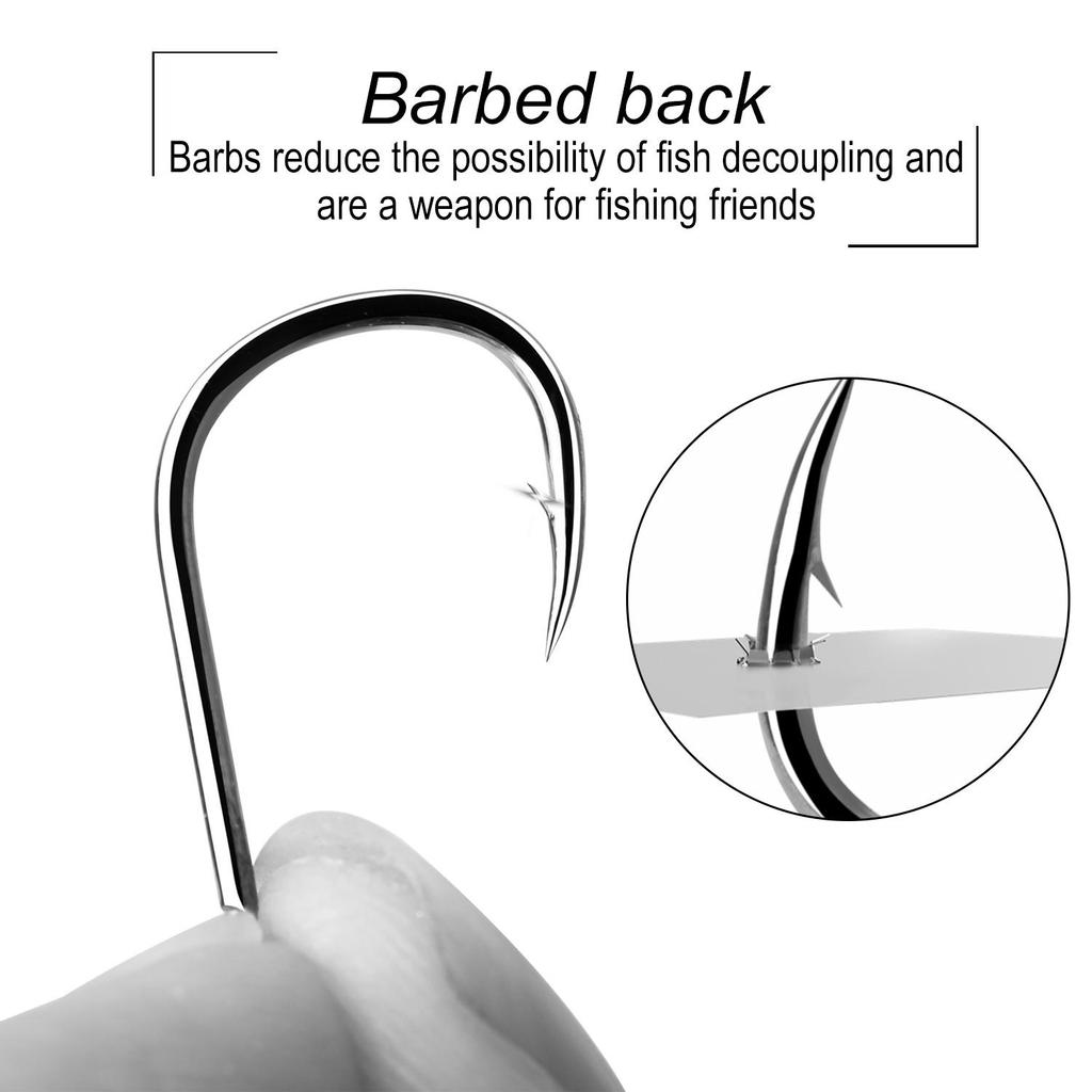 Высокое качество # 8 # 9 # 9 шт. рыболовные крючки с червячным крючком, большие рыболовные крючки из высокоуглеродистой стали, кривошипный крючок, аксессуары для ловли карпа/баса