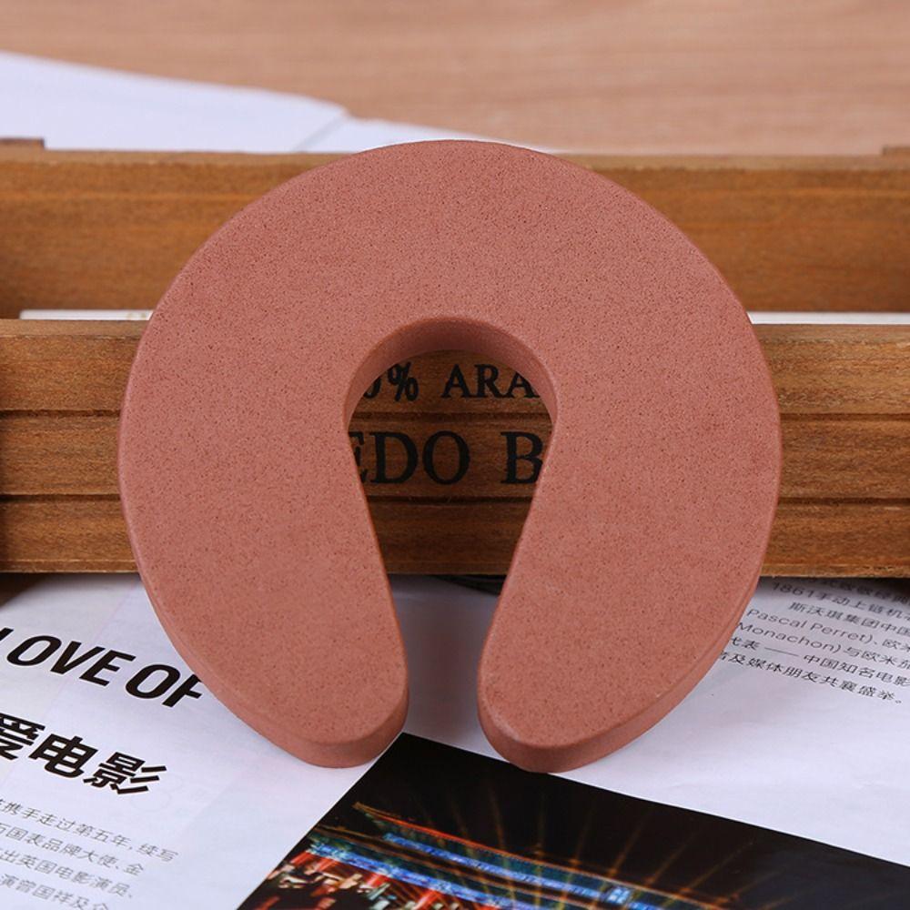 Soft-Touch Door Stopper EVA Fabric-Covered Foam Durable Finger Protector Baby
