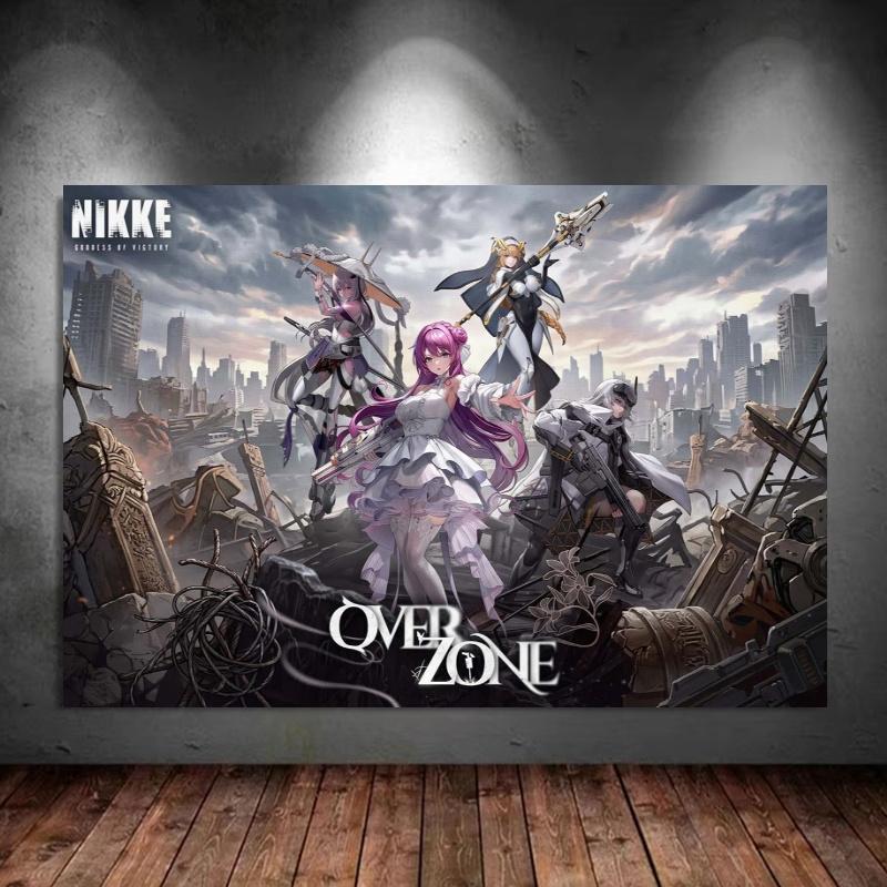GODDESS OF VICTORY NIKKE 100% Round Full Drill 5D DIY Diamond Painting Embroidery Cross Stitch Rhinestone Décor