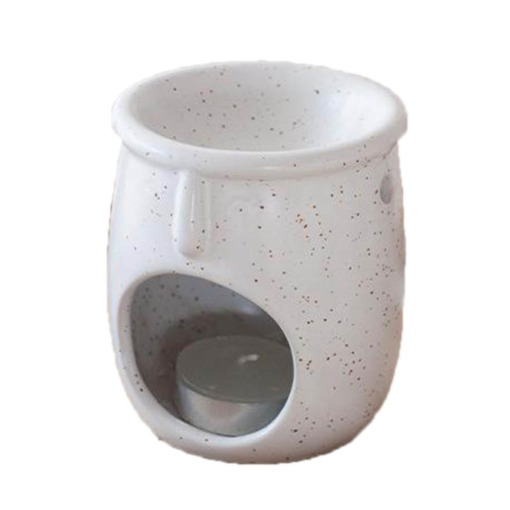 Ceramic Oil Burner Aroma Lamp Tea Light Holder Aroma Diffuser Warmer for Essential Oils Fragrance Oil and Scented Wax