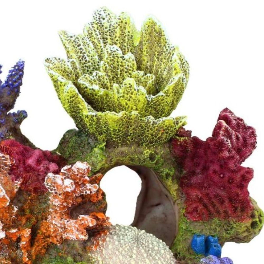 Fish Hideout Aquarium Decor Artificial Resin Fish Tank Decor Breed Coral Ornaments  Betta