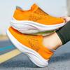 Women's Shoes Summer Casual Breathable Fly-woven Elastic Running Shoes One-pedal Socks Lightweight Sports Women's Shoes