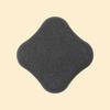 KAI Foundation Hard-to-Absorb Puff Black Diamond Shape Two-Layer Structure Powder Liquid Natural Finish KQ3277 Sponge