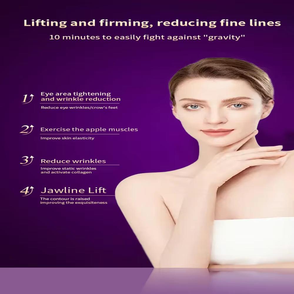 Аппарат для подтяжки лица с горячей и холодной терапией EMS, устройство для подтяжки кожи, массажер для лица, шеи и тела, подбородка, V-образная линия для кожи, против морщин