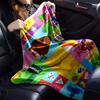 Hey Duggee Theme Printed Blanket - Perfect for Couch, Bed, Travel & Outdoor Use | Machine Washable, Cozy & Durable.