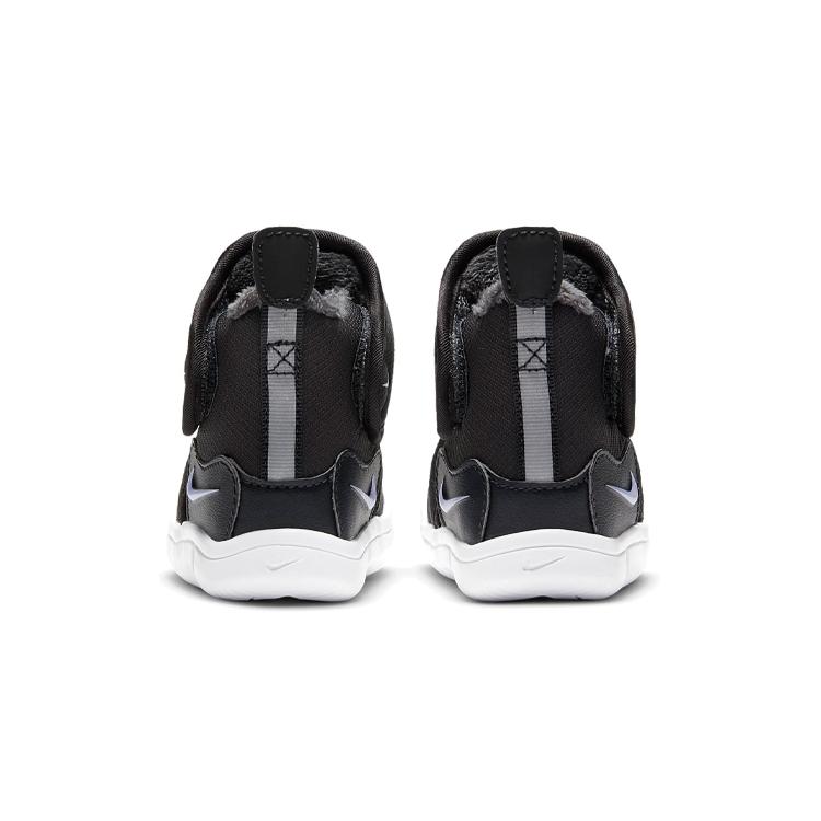 Nike Новинка Флисовая подкладка Нескользящие Термо Высокие Снегоступы Черный Для младенцев и малышей AV8338-004