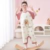 Tencel Kids Pajama Set Girls Lightweight Cartoon Print Romper Sleepwear