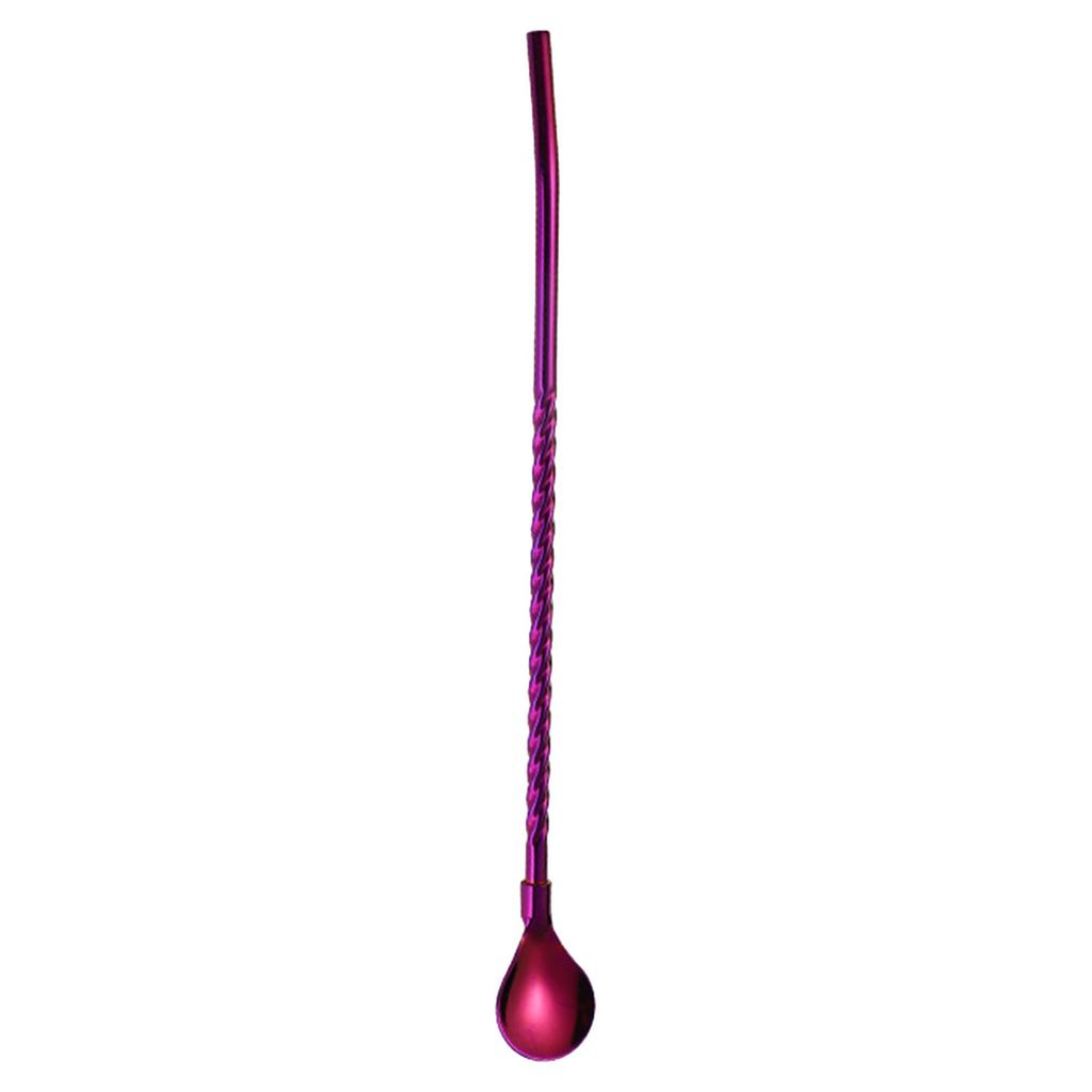 304 Stainless Steel Straw Spoon Stirring Straw Stirring Straw