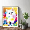 5D DIY Алмазная вышивка кошка полный круглый квадратный подарок ручной работы алмазная живопись животное изображение горный хрусталь украшение дома