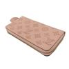 Used Zippy Wallet M82755 7940 (12564) - Current Model - Perforated Pink RFID Monogram Mahina Rose Jasmine Women's from