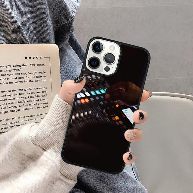 Чехол для телефона с изображением DJ-микшера для iPhone 17 Air 16 16e 15 13 14 11 12 Pro Max Plus  coque fundas Оболочка