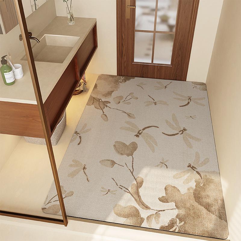 Диатомовая грязь абсорбирующий нескользящий коврик для ванной комнаты