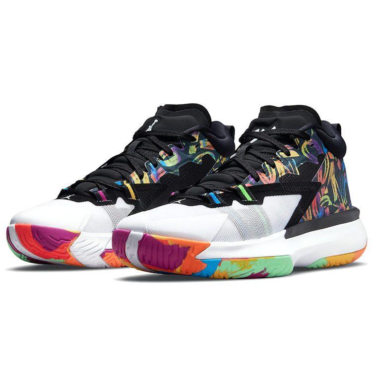 Air Jordan Zion 1 Noah Мужские Кроссовки Разноцветные Черные Ярко-Малиновые DA3130-001