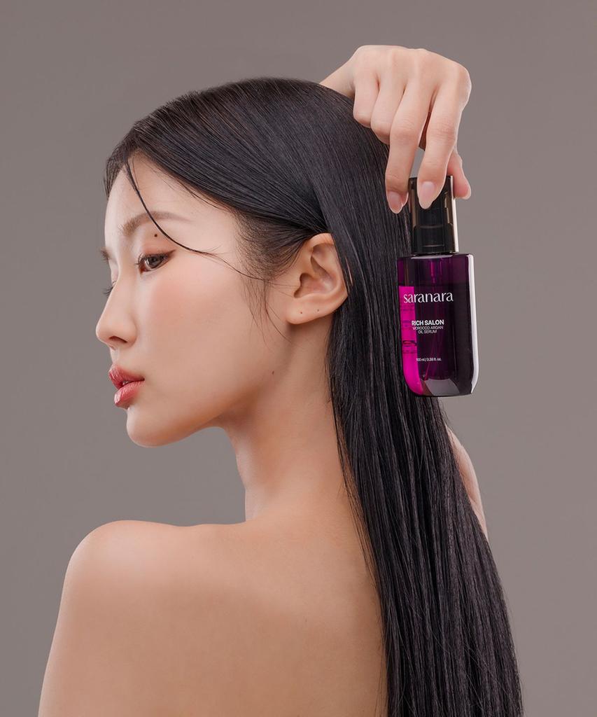 [Gift Set] [Pouch + 50ml Sample Included] 3-Piece Hair Care Set / Water Salon + Silk Salon + Rich Salon