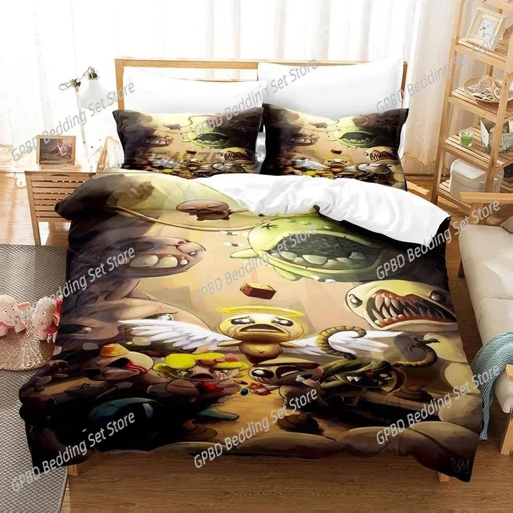 Luxury New 3D Print Game The Binding of isaac Bedding Set Single Twin Full Queen King Size Bed Set Teenager Bedroom Sheet sets