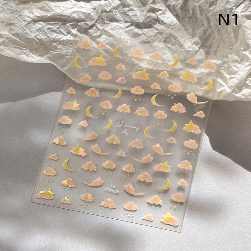 3D Наклейки для ногтей в виде рыбьего хвоста, DIY наклейки для нейл-арта для женщин, Легко наносятся, Маникюр, Художественное оформление, Декорация