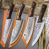 Forged Kitchen Knives Handmade Butcher Knife Professional Chef Boning Slicing Meat Cleaver Vegetable Fish Cutter Filleting Knife