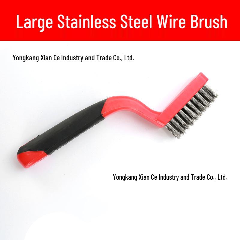 Промышленная зубная щетка из нержавеющей стали и медной проволоки для удаления ржавчины и чистки кухонной плиты