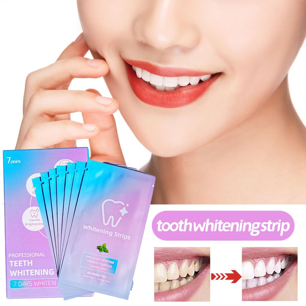 Зубные наклейки Сухие наклейки Отбеливающие наклейки для зубов Набор отбеливающих наклеек Отбеливание Удаление желтых зубов Мягкий, без остатков
