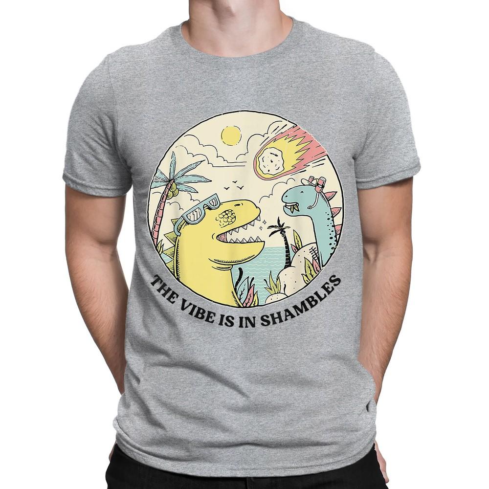 The Vibe Is In Shambles Funny Cartoon Meme Vintage Unisexs Unisexs TShirts UJV6