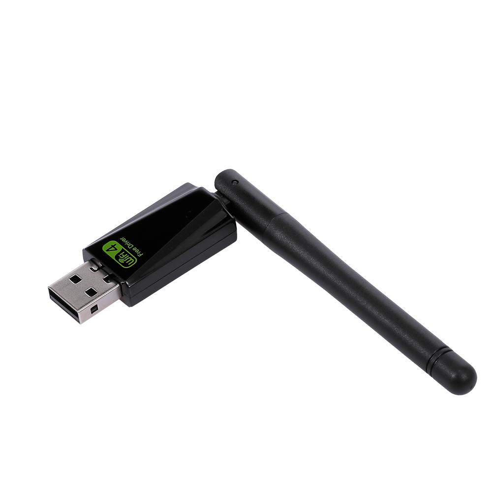 USB Wifi Router Adapter Driver-free Network LAN Card Plug & Play With Rotatable Antenna for windows