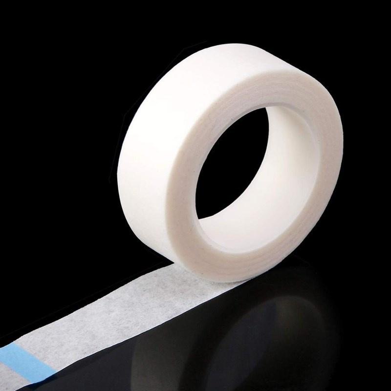 9Mx1.25cm Breathable Eyelash Extension Paper Tape Roll - Non Woven Fabric Adhesive for Fake Eyelashes - 1/5/10/20/50PCS Options