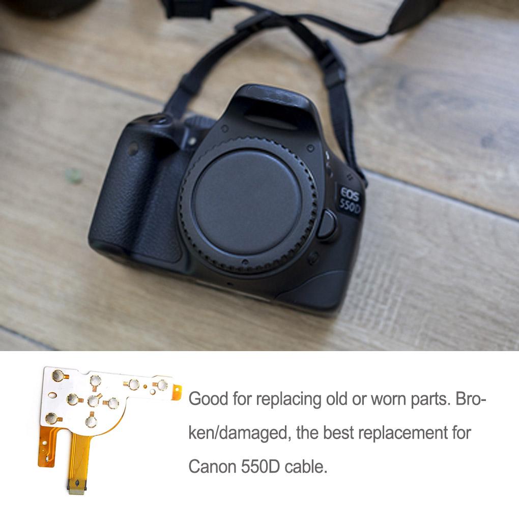 Keyboard Flex Cable Control Wires Interior Components Cameras Accessories Repair Fitting Sensitive Replacement for 550D
