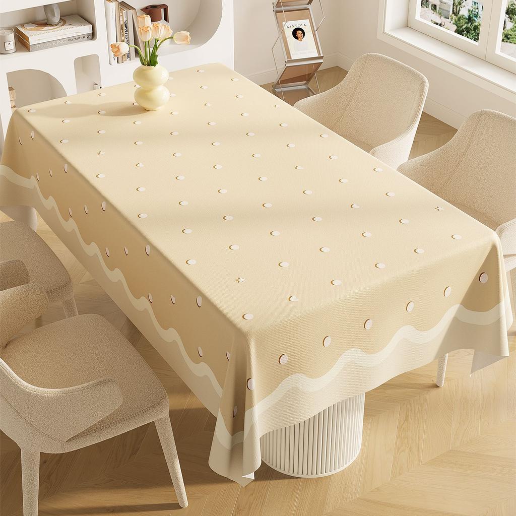 Прямоугольная скатерть для обеденного стола водонепроницаемая и маслоотталкивающая, не требующая стирки и создающая атмосферу защиты от ожогов, на ощупь как скатерть, чехол для журнального столика