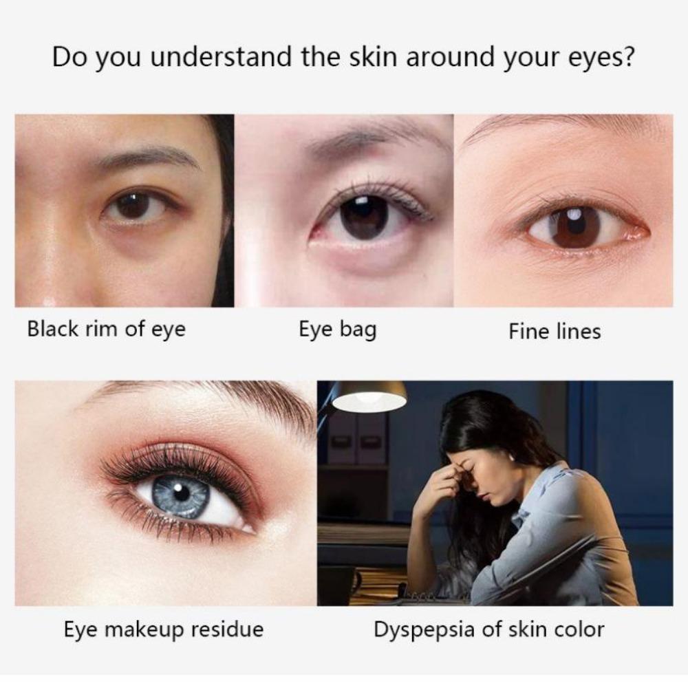 Увлажняющий крем для век с экстрактом улитки и вращающимися шариками Увлажняющий Устранение темных кругов Уход за кожей вокруг глаз Крем для век